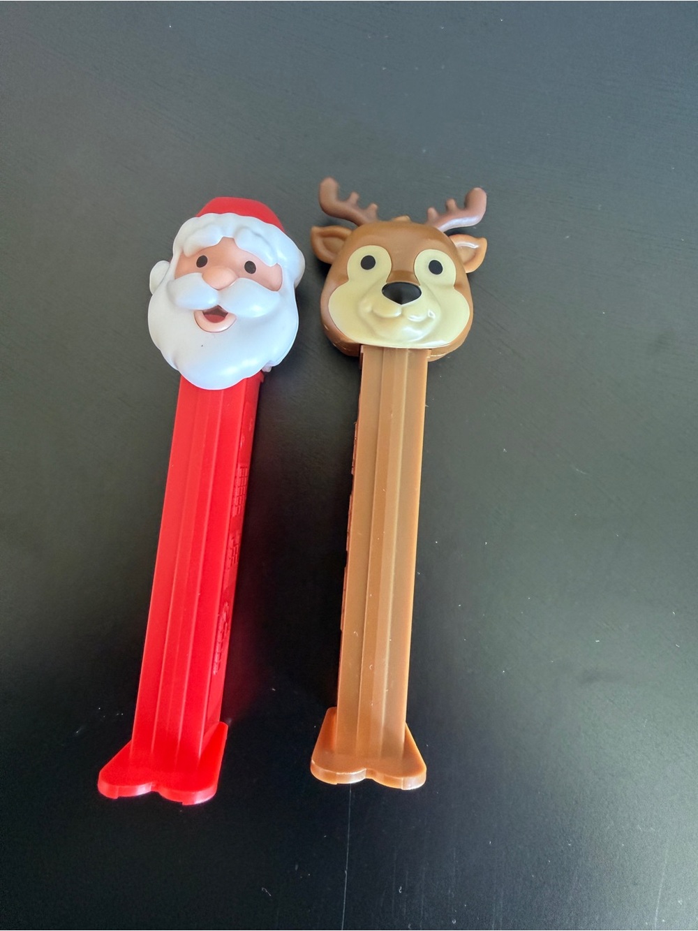 Holiday Santa & Reindeer Candy Dispensers - Red and Brown